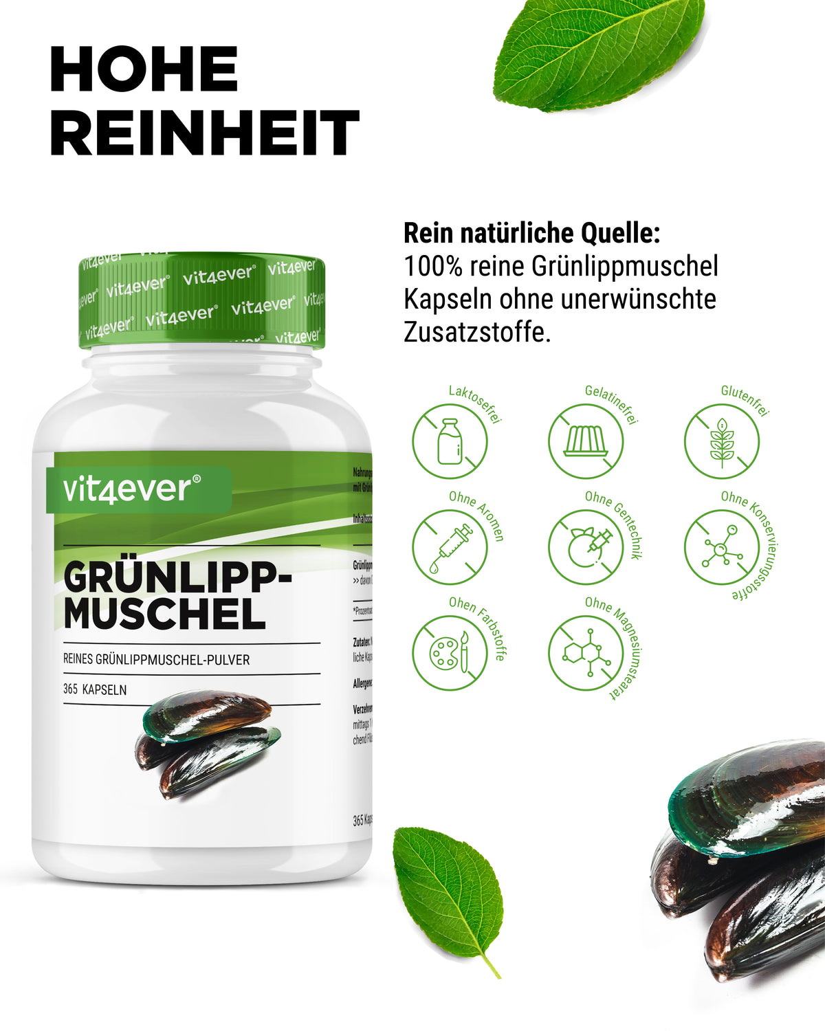 Grünlippmuschel - 600 mg