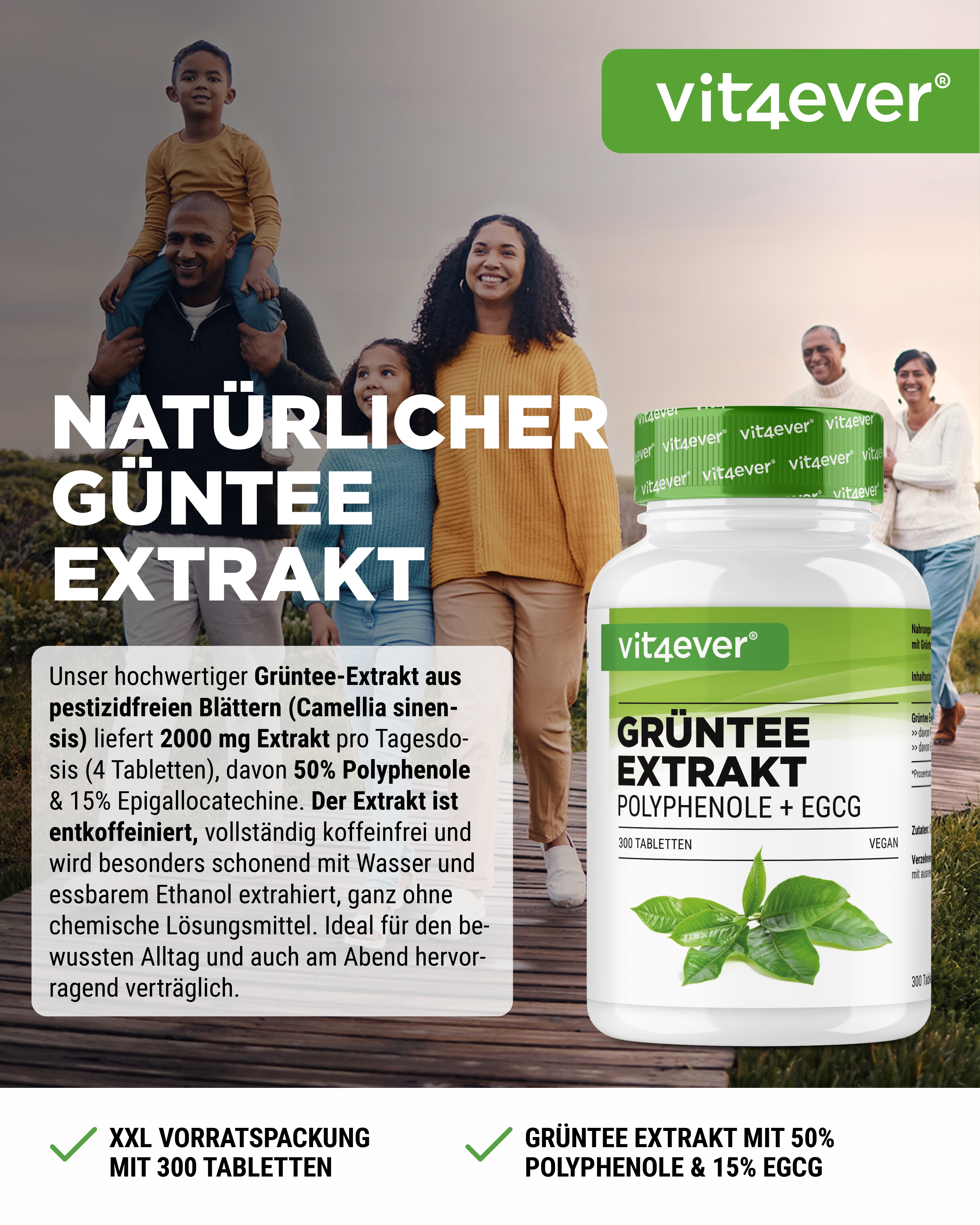 Grüntee Extrakt - EGCG