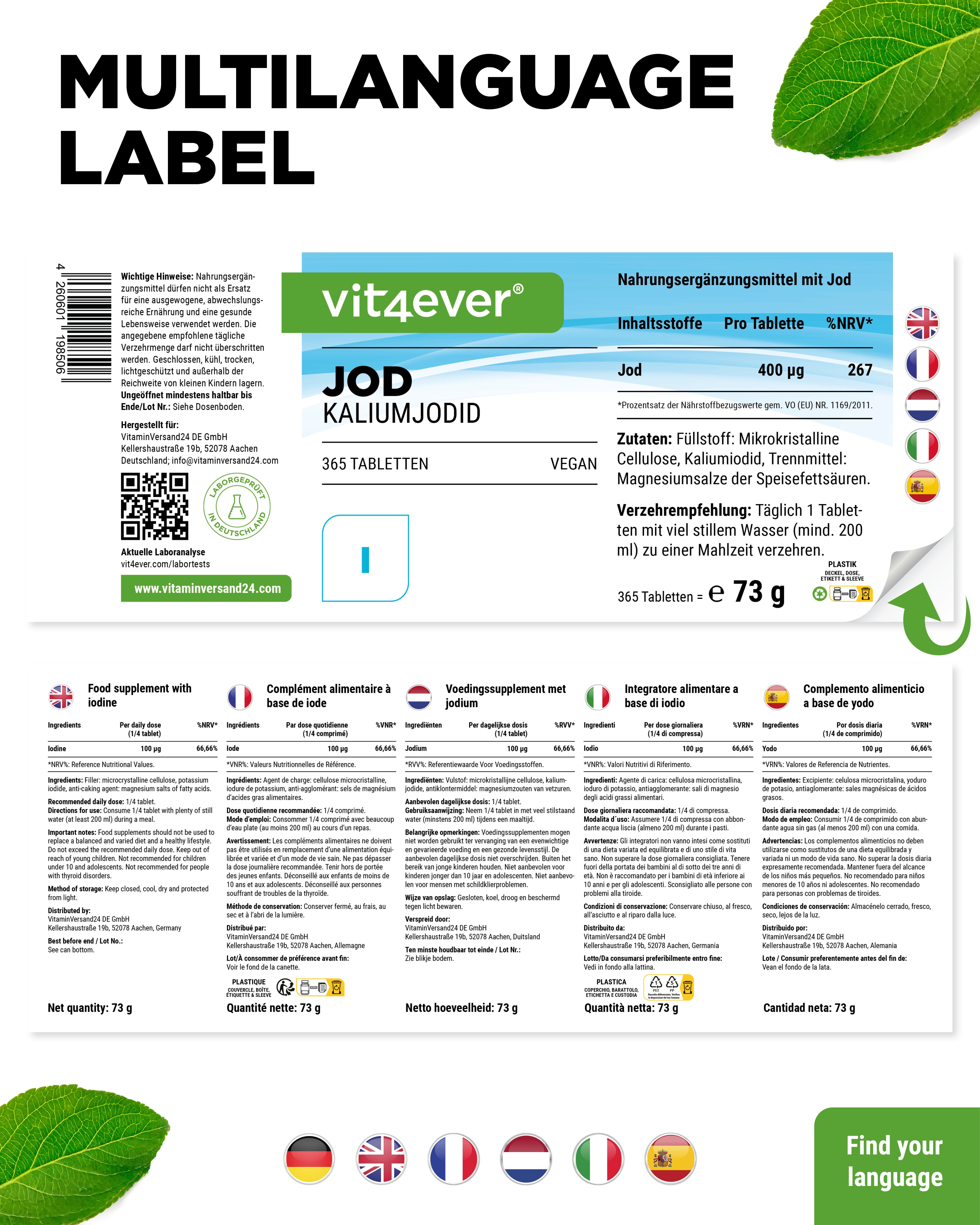 Iodio - 400 mcg