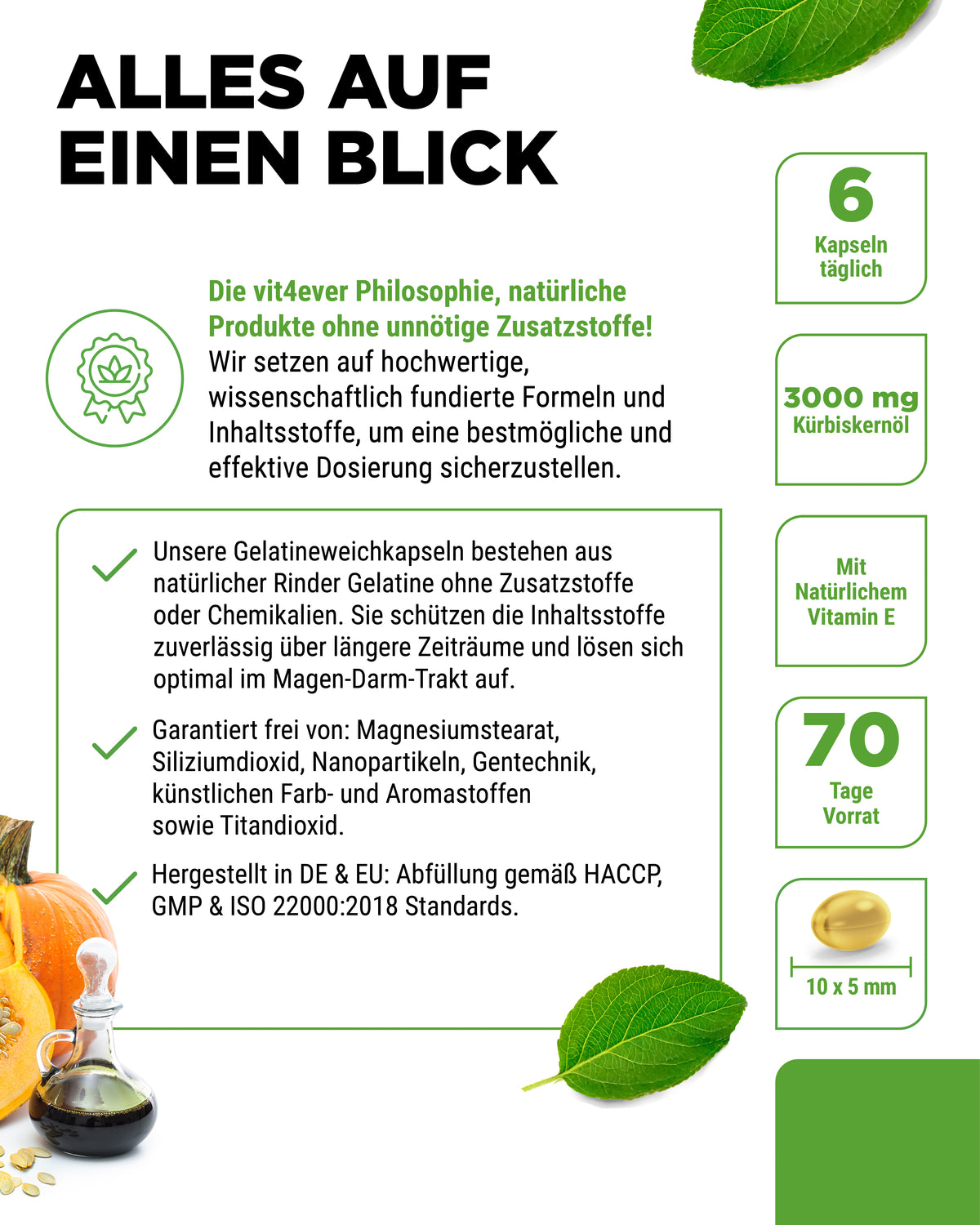 Pumpkin Seed Oil Capsules