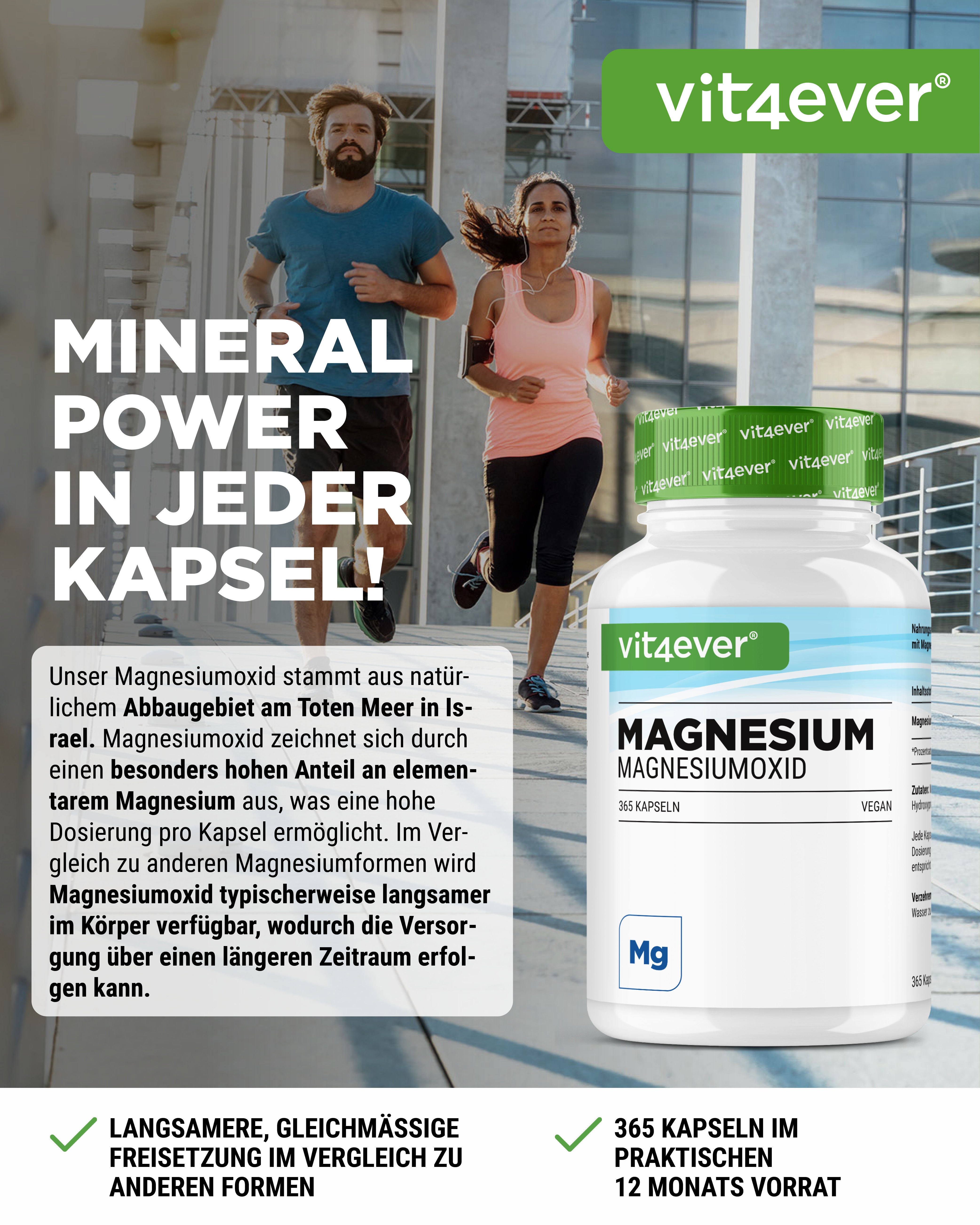 Magnesiumoxid aus dem Toten Meer