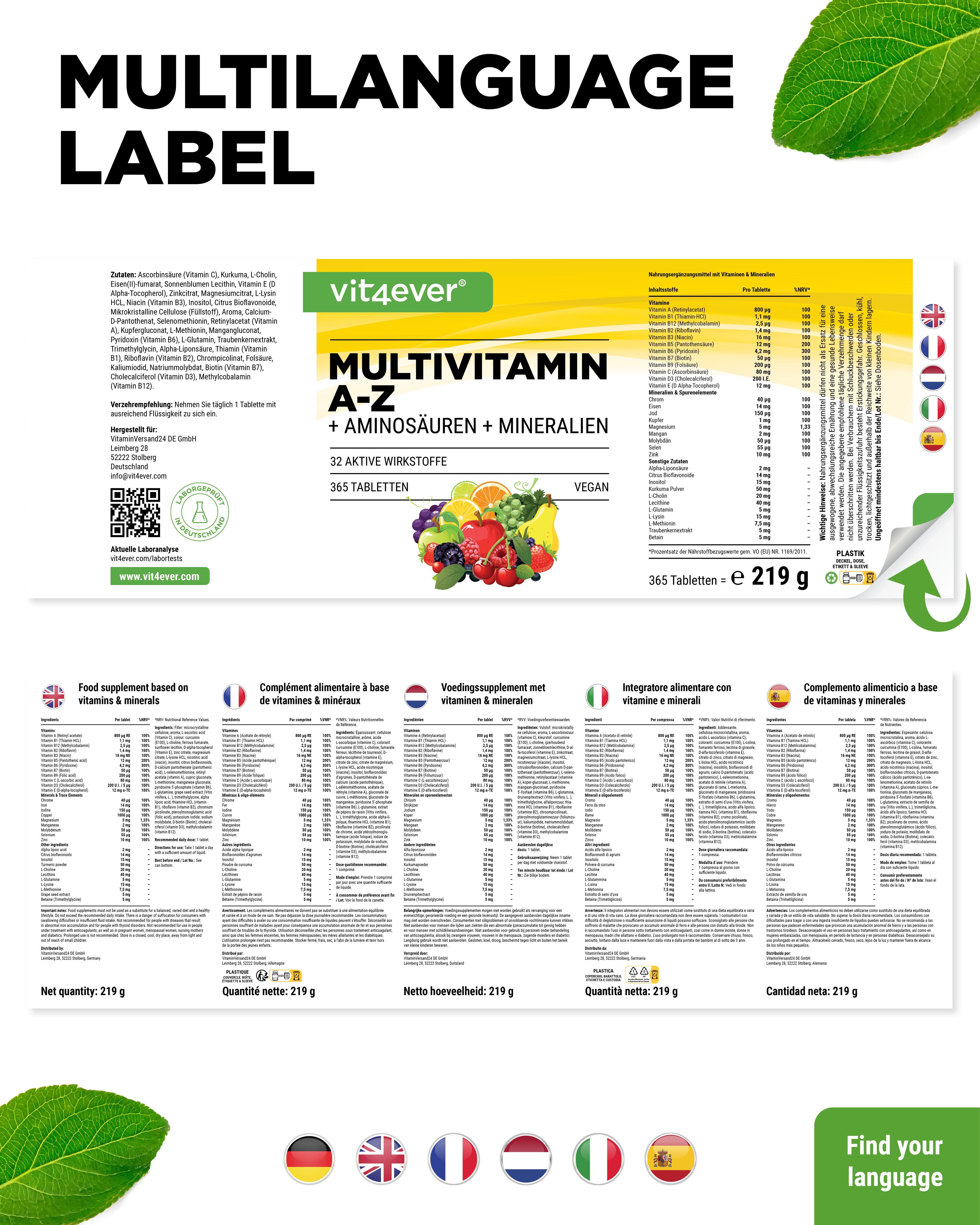 Multivitamine A-Z