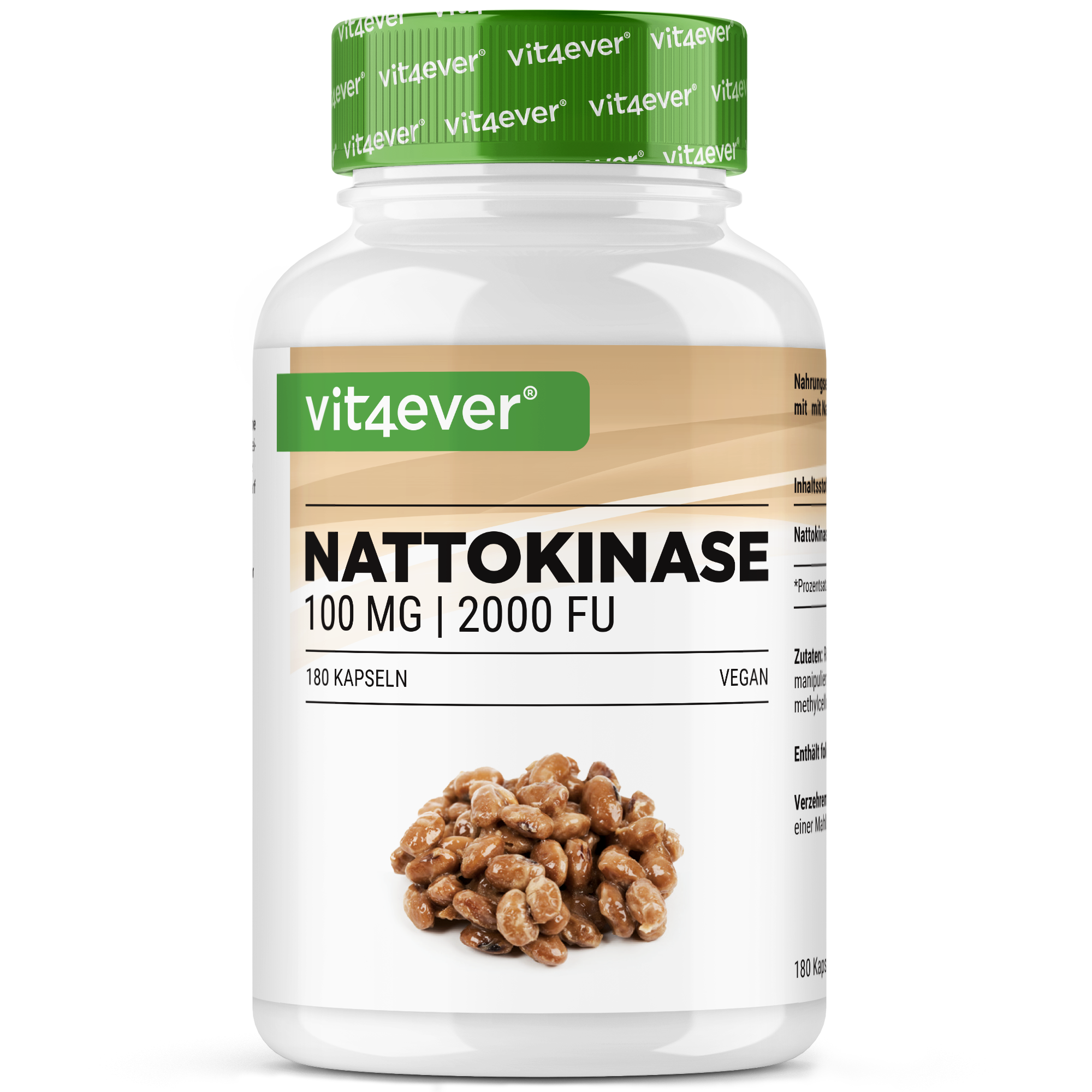 Nattochinasi 100 mg (20.000 FU/g)