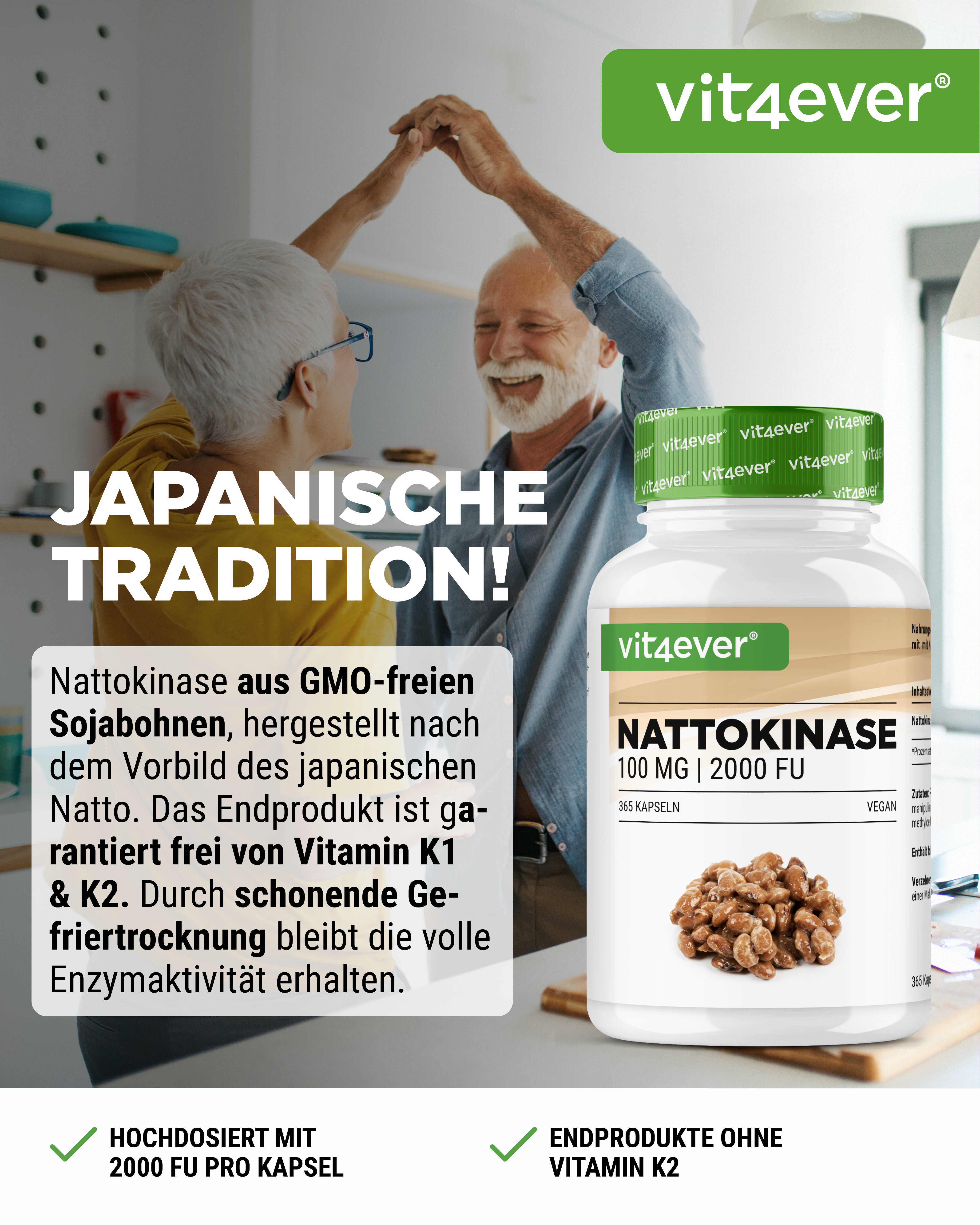 Nattokinase 100 mg (2000 FU)