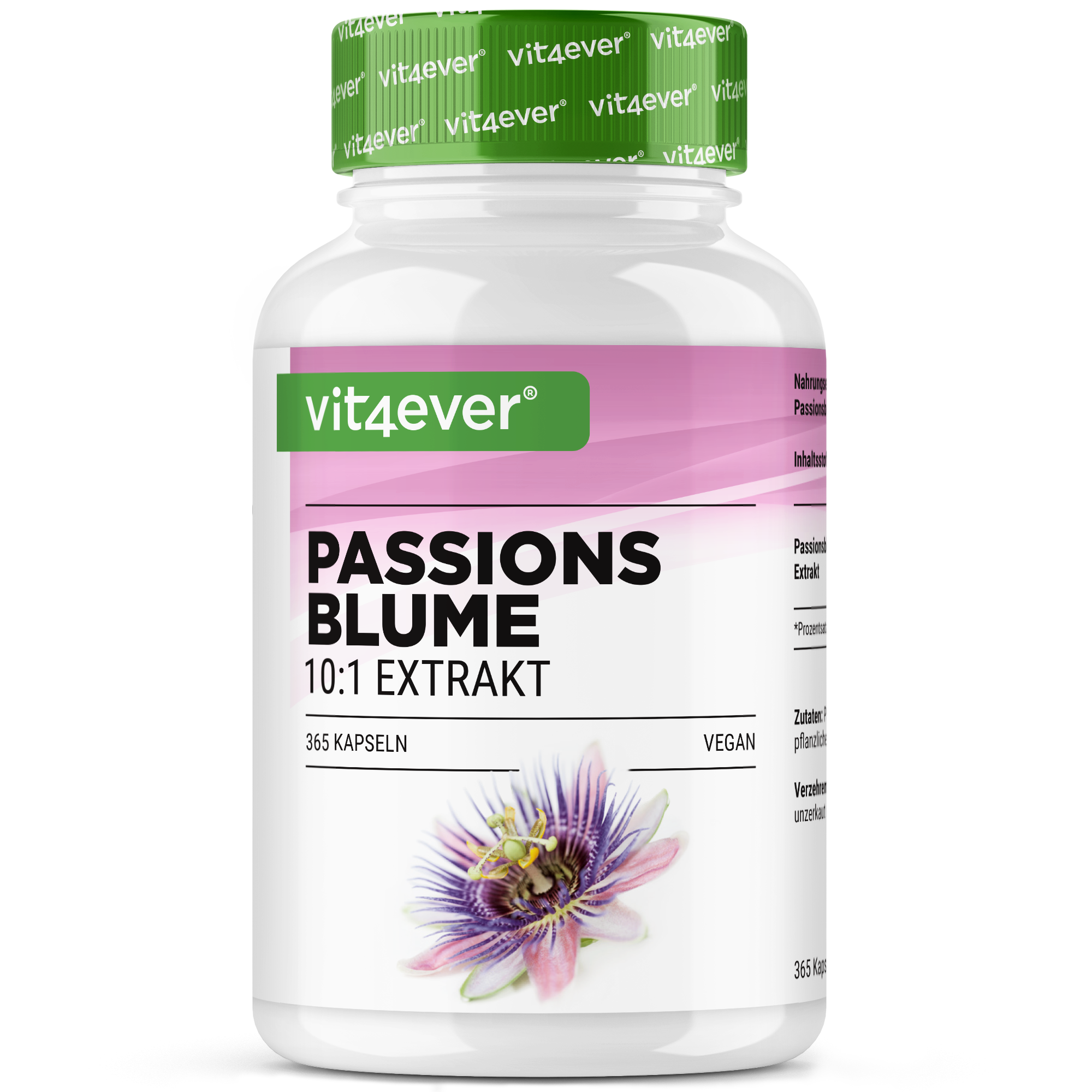 Passionsblume Extrakt - 365 Kapseln