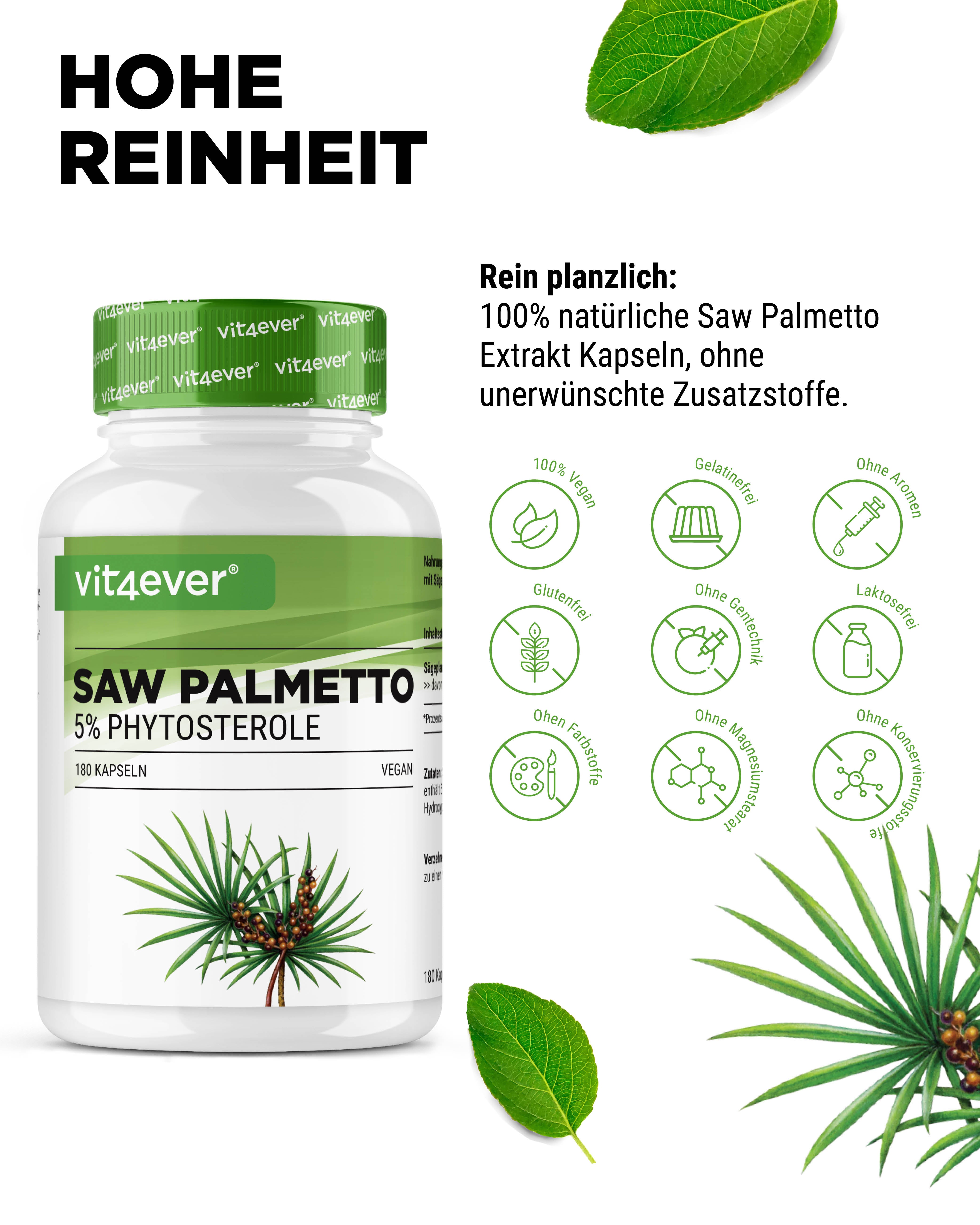 Saw Palmetto-extract - 500 mg