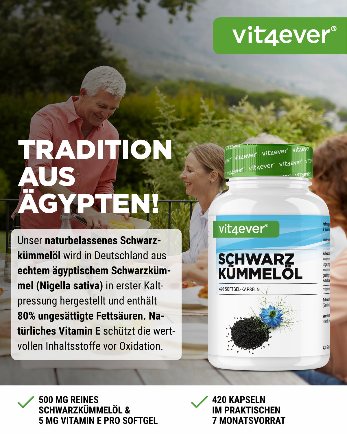 Schwarzkümmelöl - 500 mg