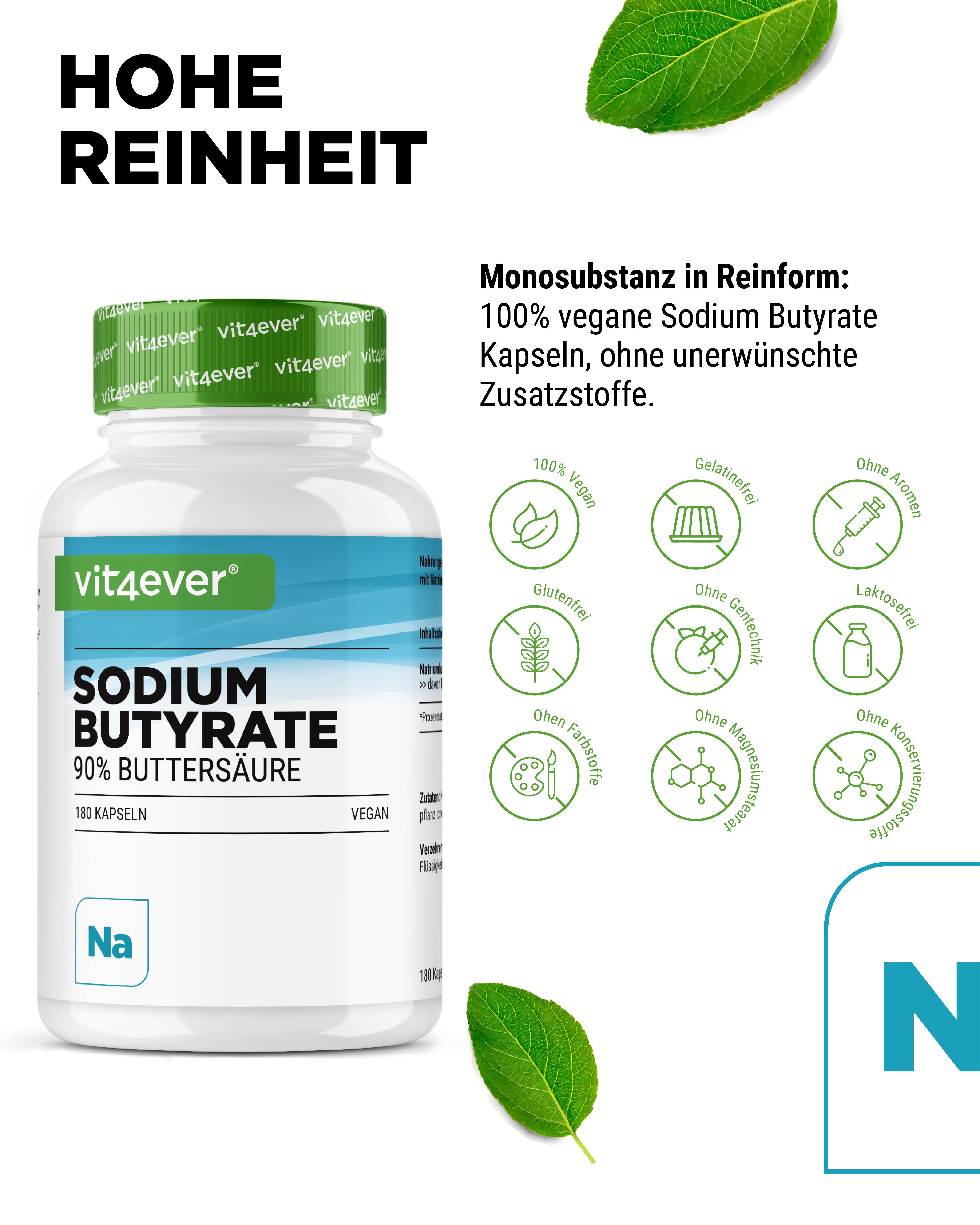 Sodium Butyrate - 600 mg