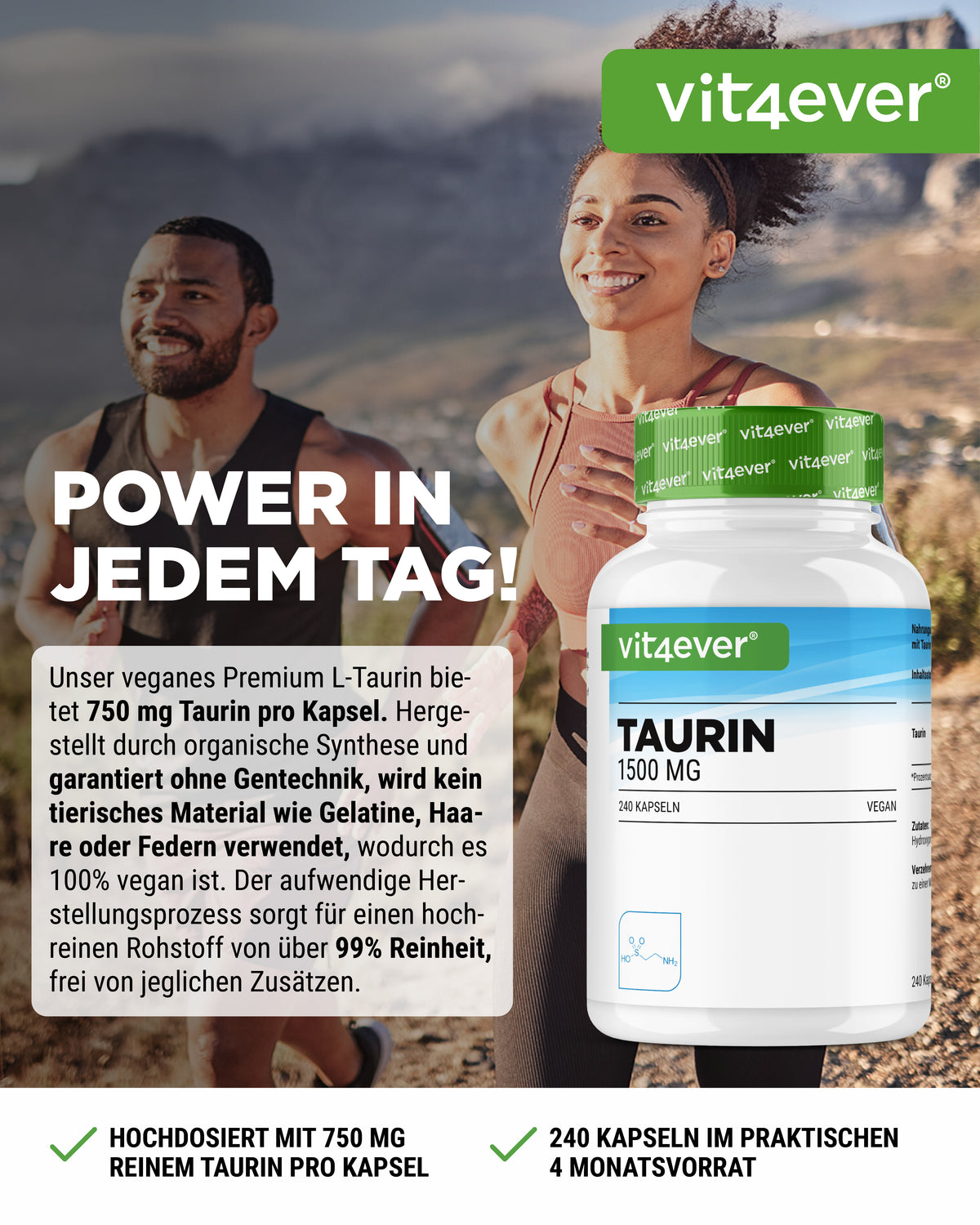 Taurine - 750mg