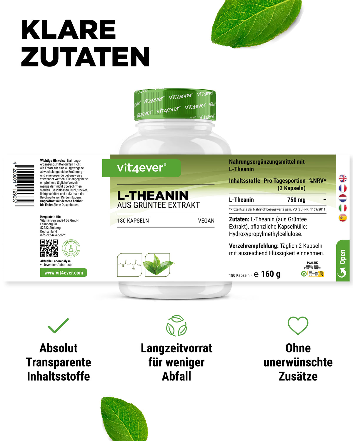 L-Théanine - 375 mg
