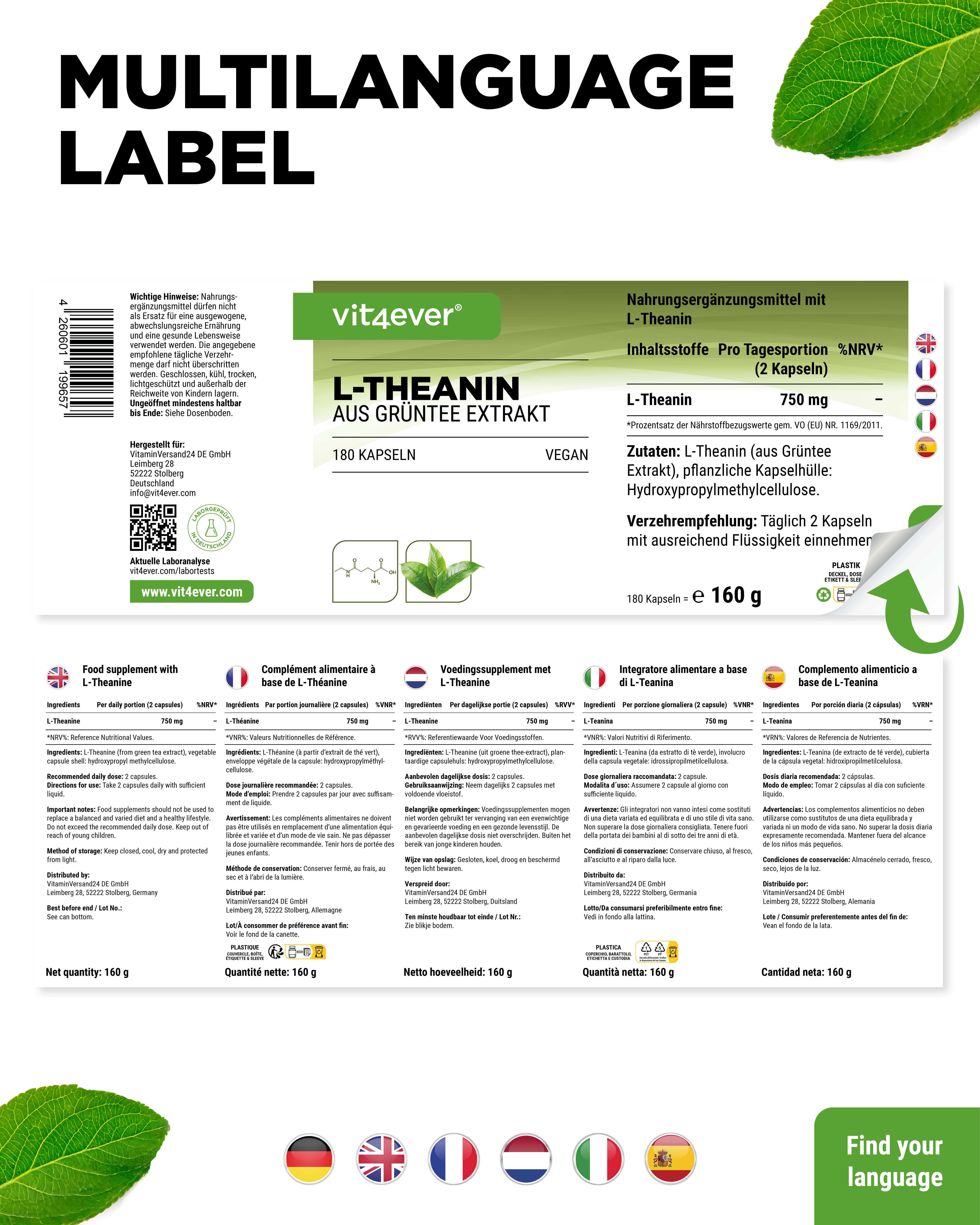 L-Théanine - 375 mg