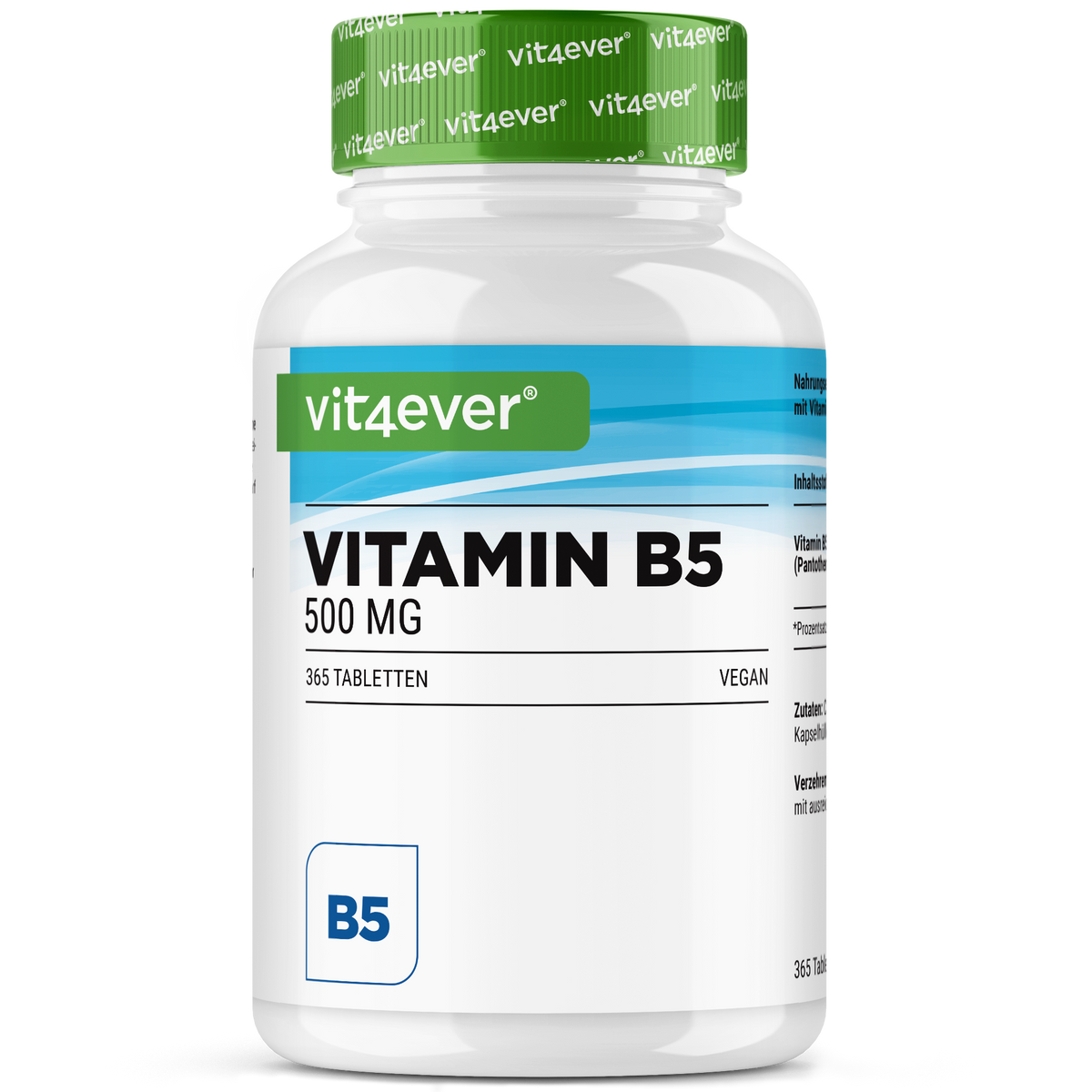 Vitamin B5 Pantothensäure 500 mg