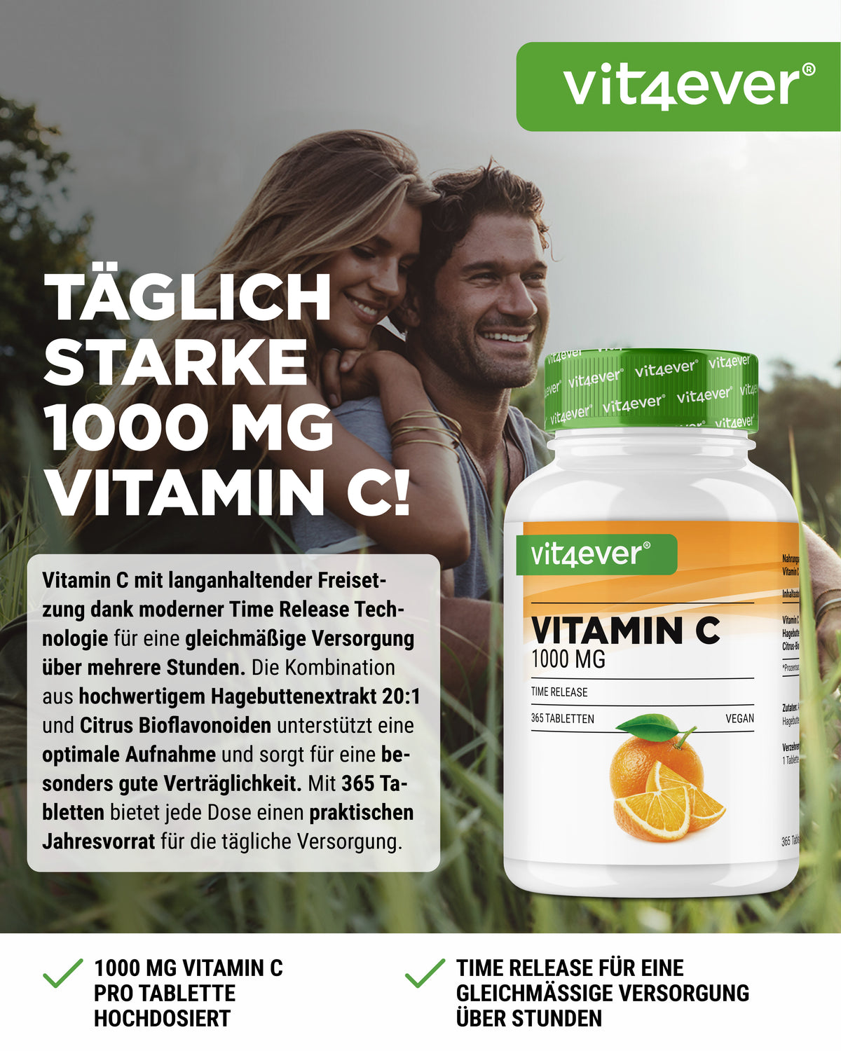 Vitamin C 1000 mg hochdosiert